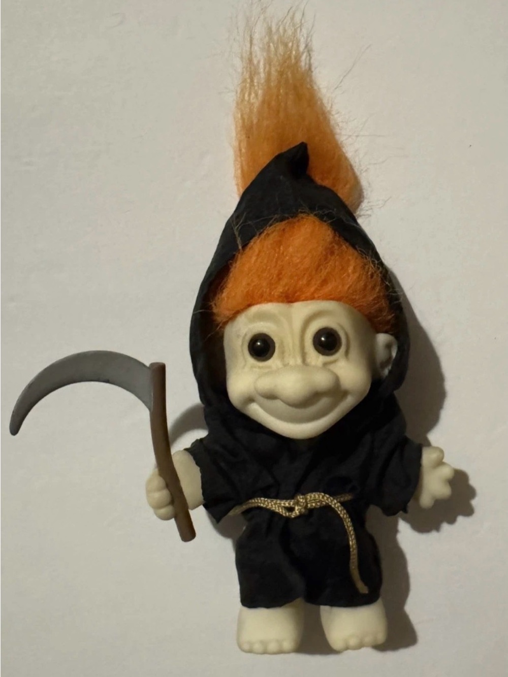 Vintage Russ Troll Doll Halloween Grim Reaper